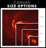 The Twist in AB Aurigae Star Wall Art - darkmatterprints - Canvas Wall Art 2