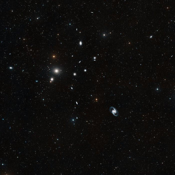 Wide-field view of the Fornax Galaxy Cluster | darkmatterprints