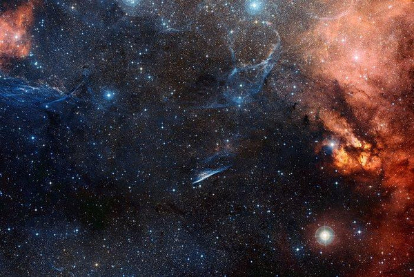 Wide-field view of the sky around the Pencil Nebula | darkmatterprints