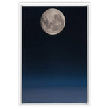 A Full Moon Over the Pacific Wall Art including Frame - darkmatterprints -