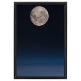 A Full Moon Over the Pacific Wall Art including Frame - darkmatterprints -