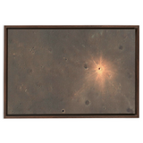 A New Impact Crater with Bright Ejecta on Mars Wall Art including Frame