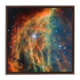 Abell 21 and Sharpless 2-274 (Medusa Nebula) Wall Art including Frame - darkmatterprints -