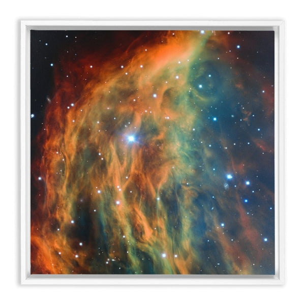 Abell 21 and Sharpless 2-274 (Medusa Nebula) Wall Art including Frame - darkmatterprints -