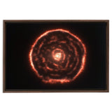 An Unexpected Spiral Structure Around R Sculptoris Wall Art including Frame - darkmatterprints -