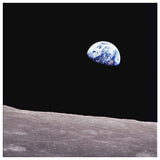 Apollo 8: Earthrise Wall Art - darkmatterprints - Canvas Wall Art 2