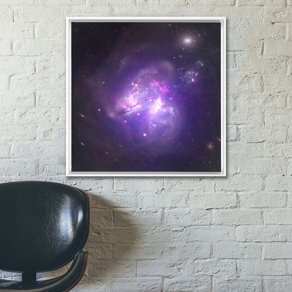 Arp 299 Galaxy Wall Art including Frame - darkmatterprints -