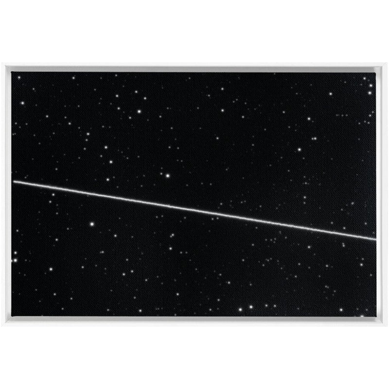 Asteroid (4179) Toutatis passes the Earth Wall Art including Frame - darkmatterprints -