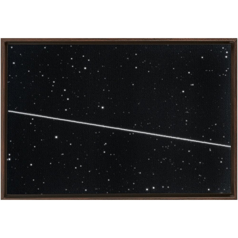 Asteroid (4179) Toutatis passes the Earth Wall Art including Frame - darkmatterprints -