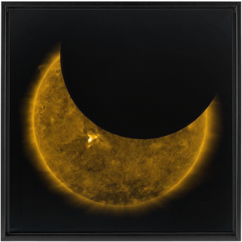 Criss-Crossing Lunar Transit Wall Art including Frame