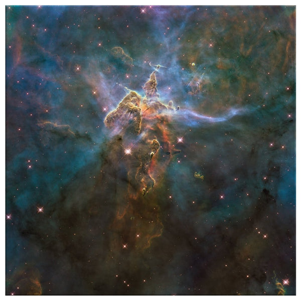 Carina Nebula HH 901,HH 902 Mystic Mountain Wall Art - darkmatterprints - Canvas Wall Art 2