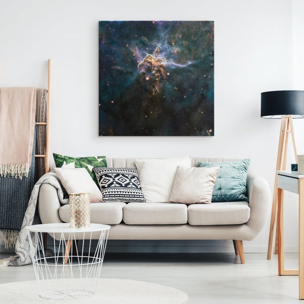 Carina Nebula HH 901,HH 902 Mystic Mountain Wall Art - darkmatterprints - Canvas Wall Art 2