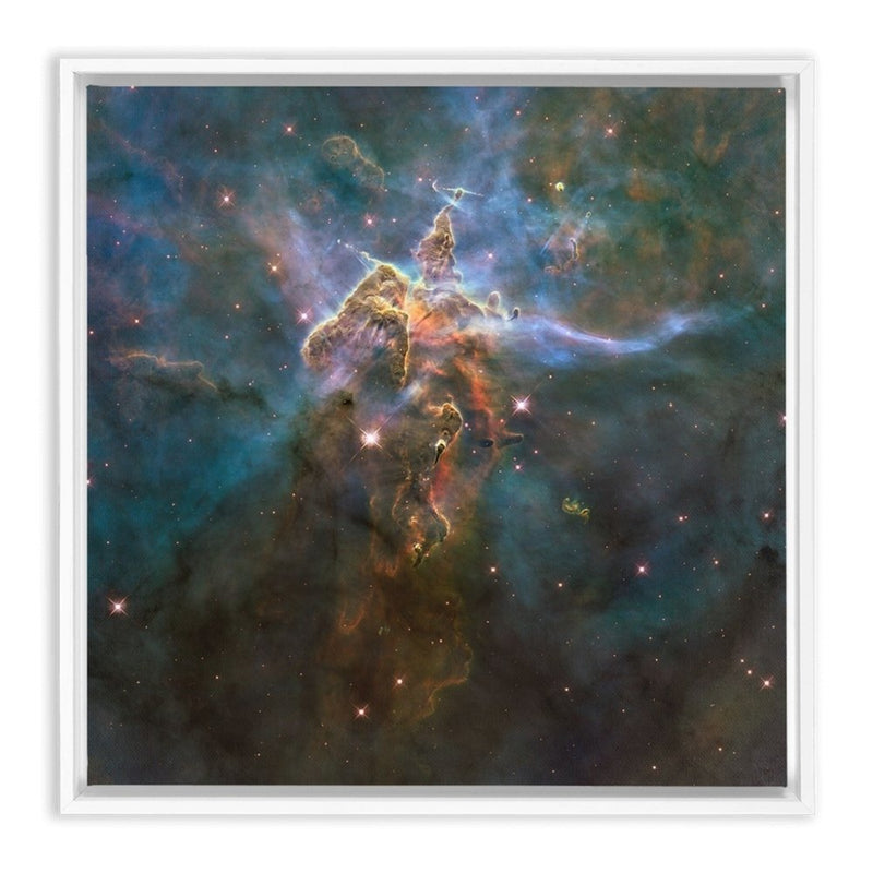 Carina Nebula HH 901,HH 902 Mystic Mountain Wall Art including Frame - darkmatterprints -