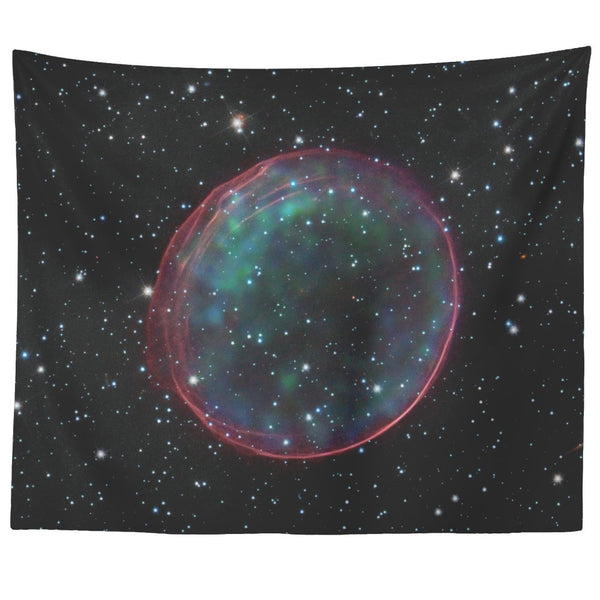 Celestial Bauble (SNR B0509-67.5) Tapestry - darkmatterprints - Tapestries