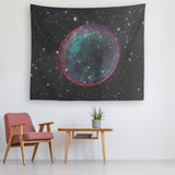 Celestial Bauble (SNR B0509-67.5) Tapestry - darkmatterprints - Tapestries