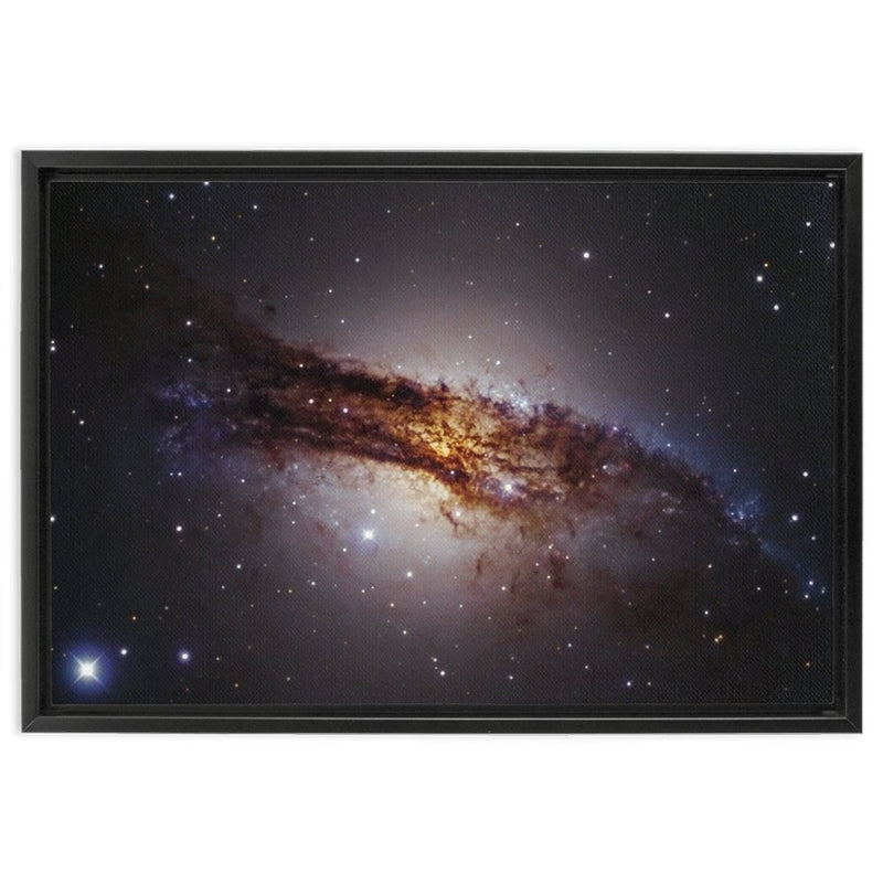 Centaurus A | Our Nearest Giant Galaxy Wall Art including Frame - darkmatterprints -