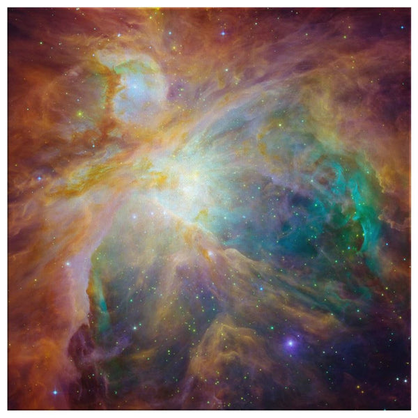 Chaos at the Heart of the Orion Nebula Wall Art - darkmatterprints - Canvas Wall Art 2