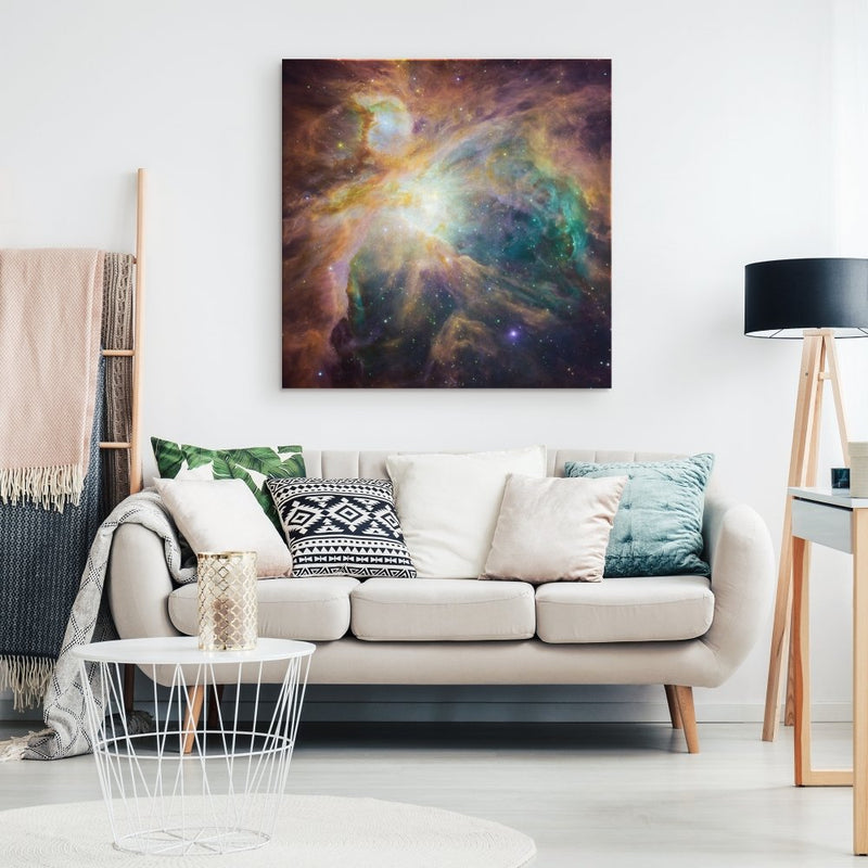 Chaos at the Heart of the Orion Nebula Wall Art - darkmatterprints - Canvas Wall Art 2