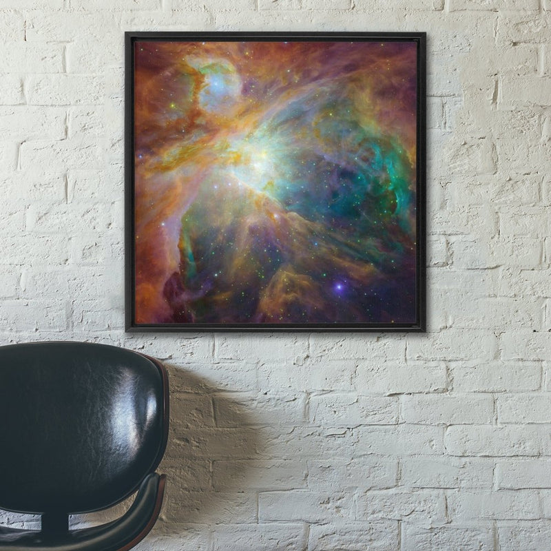 Chaos at the Heart of the Orion Nebula Wall Art including Frame - darkmatterprints -