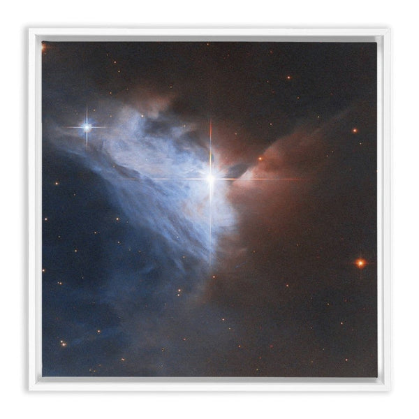 Cosmic Cloud’s Silver Lining Wall Art including Frame - darkmatterprints -