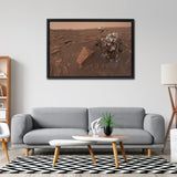 Curiosity Mars Rover in its 8th Year on the Red Planet Wall Art including Frame - darkmatterprints -