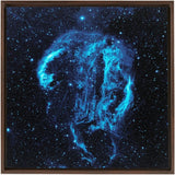 Cygnus Loop Nebula Wall Art including Frame - darkmatterprints -