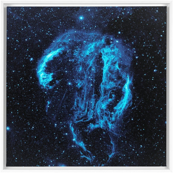Cygnus Loop Nebula Wall Art including Frame - darkmatterprints -