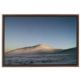 Dark Sky above the White Dessert Wall Art Including Frame - darkmatterprints -