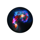 NGC 4038 & 4039 (Antennae Galaxies) PopGrip - darkmatterprints - PopSocket