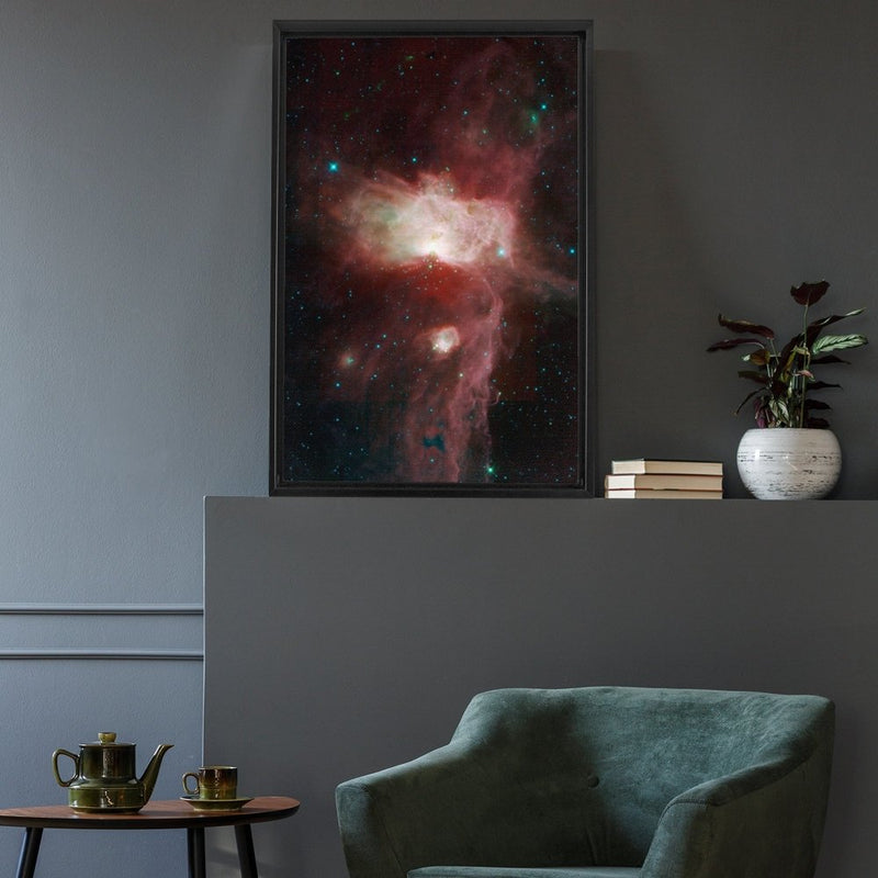 Flame in Orion's Belt Wall Art including Frame - darkmatterprints -