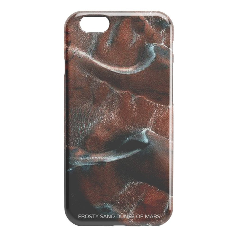 Frosty Sand Dunes of Mars iPhone Case - darkmatterprints - Phone Cases 2