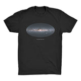 Gaia Mission | Milky Way Men's Organic Cotton T-Shirt - darkmatterprints - Apparel