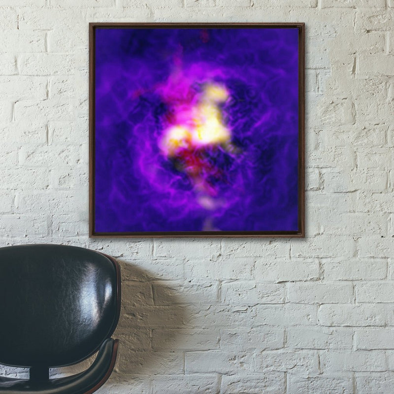 Galactic Fountain Abell 2597 Wall Art including Frame - darkmatterprints -