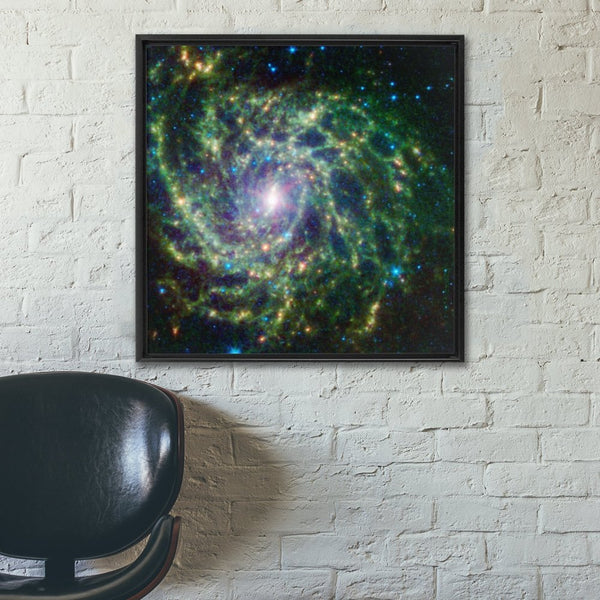 Galaxy IC 342 Wall Art including Frame - darkmatterprints -
