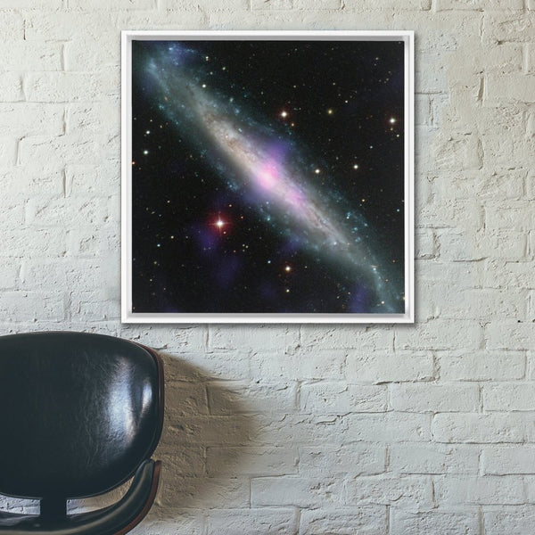 Galaxy NGC 1448 Wall Art including Frame - darkmatterprints -