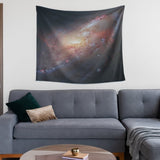 Hubble view of Messier 106 Tapestry - darkmatterprints - Tapestries