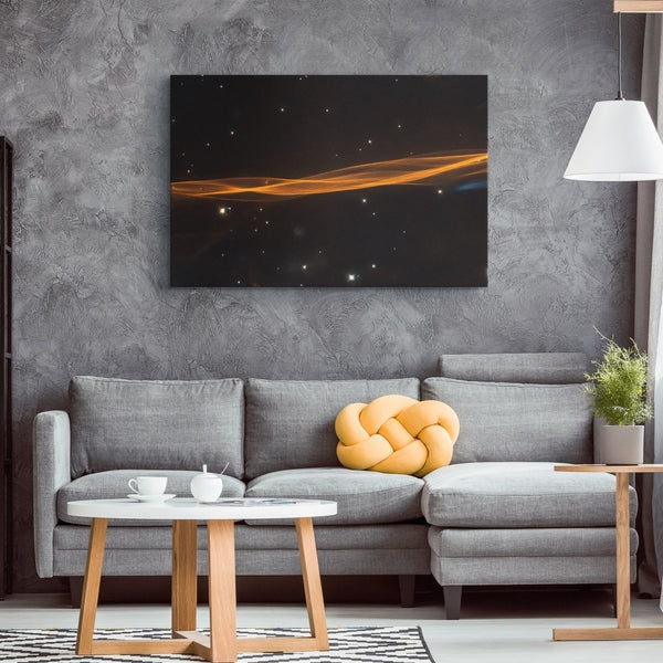 Hubble Views Edge of Stellar Blast Wall Art - darkmatterprints - Canvas Wall Art 2