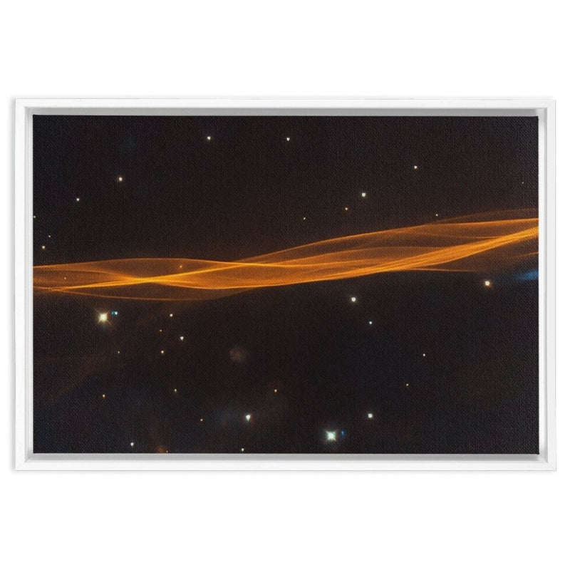 Hubble Views Edge of Stellar Blast Wall Art including Frame - darkmatterprints -