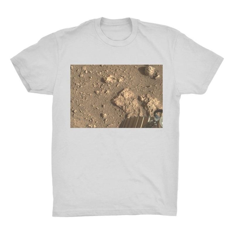 Jezero crater in Mars Men's Organic Cotton T-Shirt - darkmatterprints - Apparel