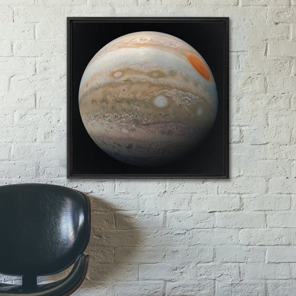 Jupiter Marble Wall Art including Frame - darkmatterprints -