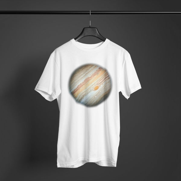 Jupiter’s Colourful Palette Men's Organic Cotton T-Shirt - darkmatterprints - Apparel