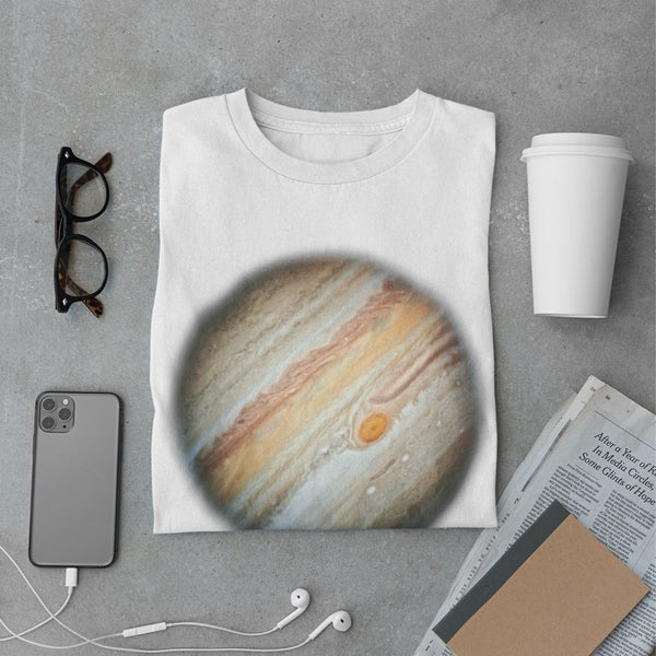 Jupiter’s Colourful Palette Men's Organic Cotton T-Shirt - darkmatterprints - Apparel