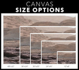 Mars Color Variations on Mount Sharp Wall Art - darkmatterprints - Canvas Wall Art 2