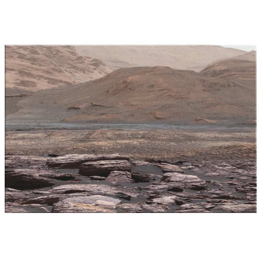 Mars Color Variations on Mount Sharp Wall Art – darkmatterprints