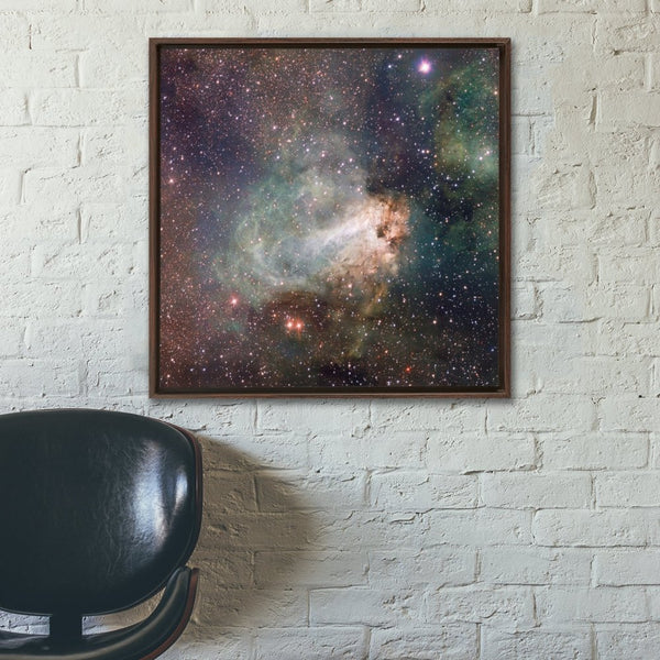 Messier 17 (Swan Nebula) Wall Art including Frame - darkmatterprints -