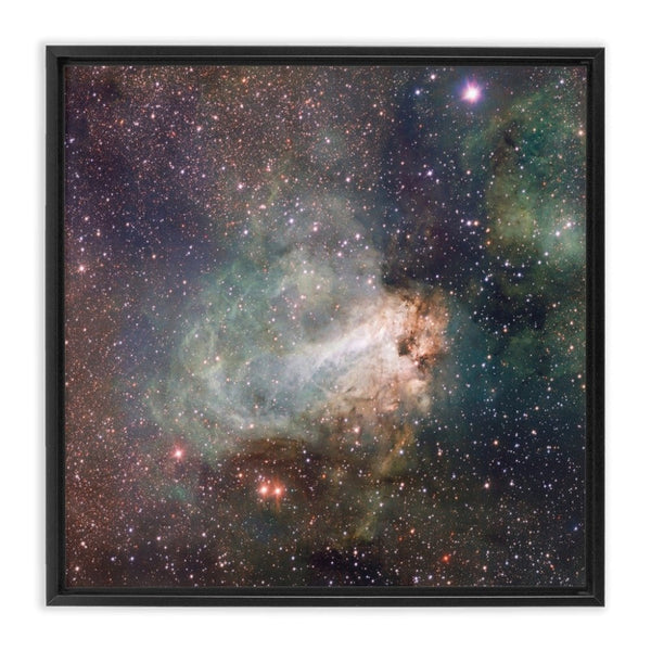 Messier 17 (Swan Nebula) Wall Art including Frame - darkmatterprints -