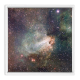 Messier 17 (Swan Nebula) Wall Art including Frame - darkmatterprints -