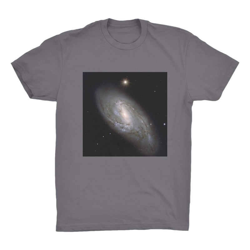 Messier 66 NGC 3627 Men's Organic Cotton T-Shirt - darkmatterprints - Apparel