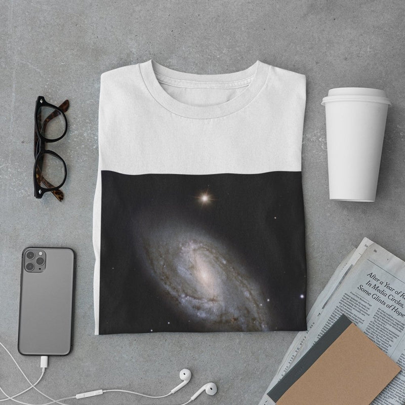 Messier 66 NGC 3627 Men's Organic Cotton T-Shirt - darkmatterprints - Apparel