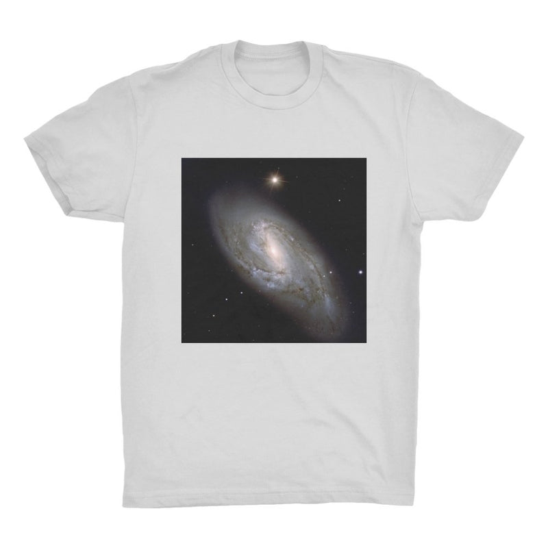 Messier 66 NGC 3627 Men's Organic Cotton T-Shirt - darkmatterprints - Apparel